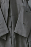 Mutedance 24 Autumn and Winter Loose Scarf Wool Silk Flower Dye Jacket MD-MD24FW27-gray MD24FW29